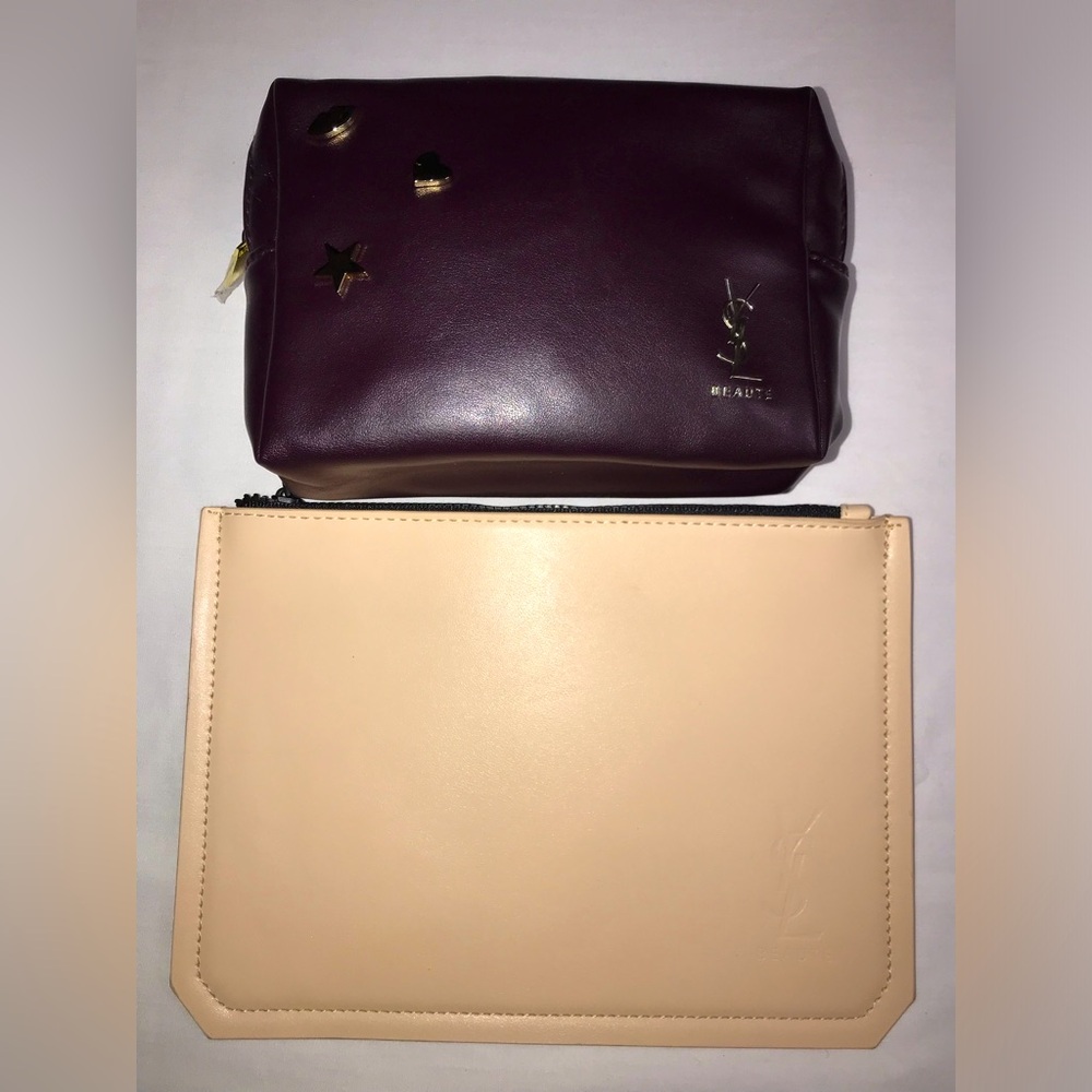 Yves Saint Laurent Beauty Pouch/flat beaute makeup holders